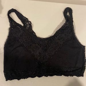 Lace wireless bra